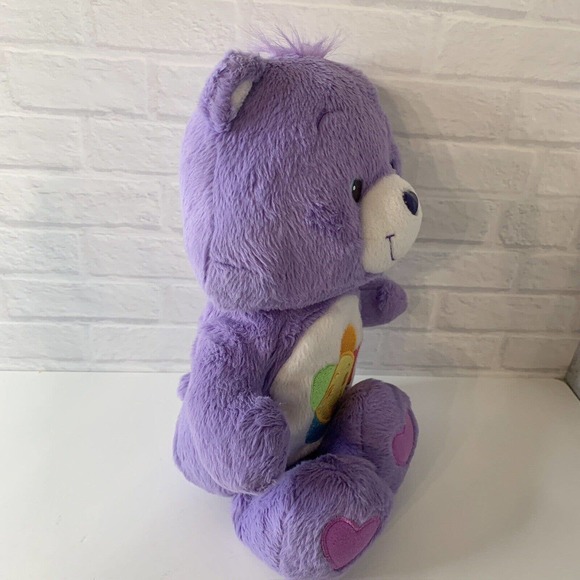 Care Bears American Greetings 2012 Harmony Purple 13” Bear Plush - Picture 5 of 7